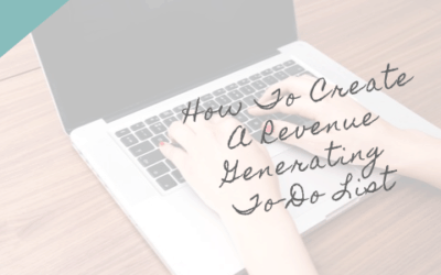 Revenue Generating To Do List